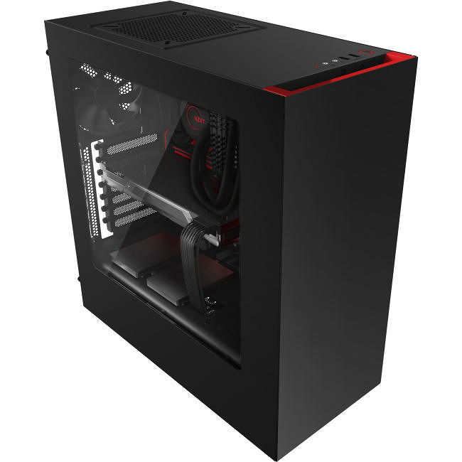 NZXT CA-S340MB-GR S340 Mid Tower Case | Exxact