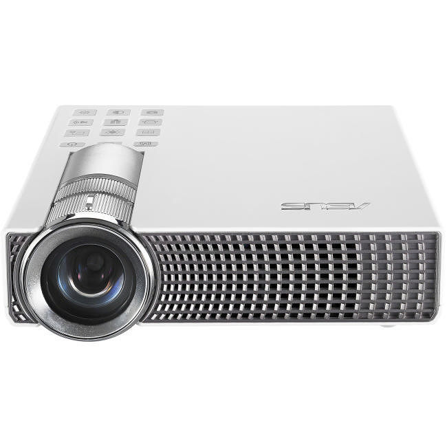 ASUS P2B バッテリー駆動ポータブルLEDプロジェクター ASUS P2B DLP Projector - 16:10 - White | Exxact