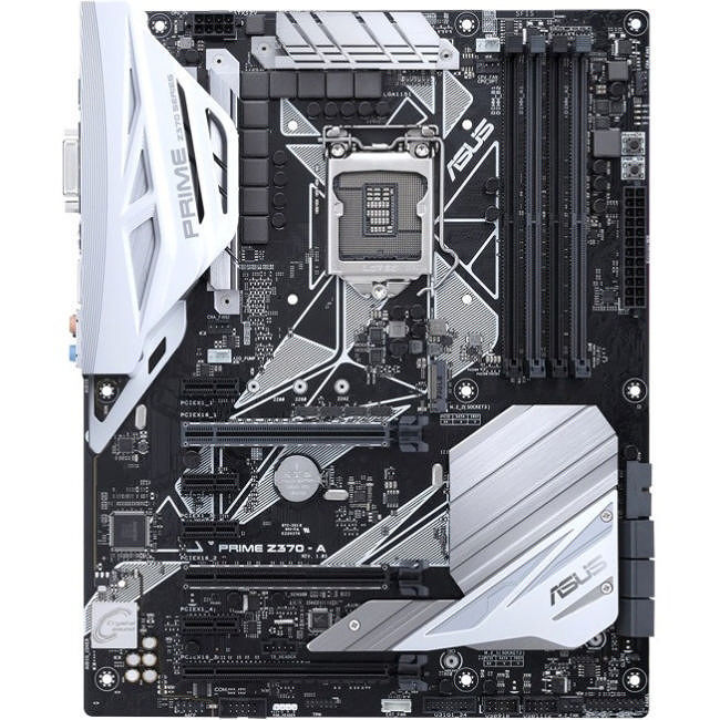 ASUS PRIME Z370-A Desktop Motherboard - Intel Z370 Chipset - Socket H4 LGA-1151 - Intel Optane Memory Ready - ATX | Exxact