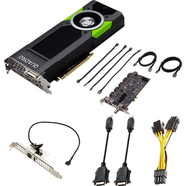 PNY NVIDIA Quadro P5000 Graphic Card - 16 GB GDDR5 - Sync II (Turnkey Kit)  - VCQP5000SYNC-PB | Exxact