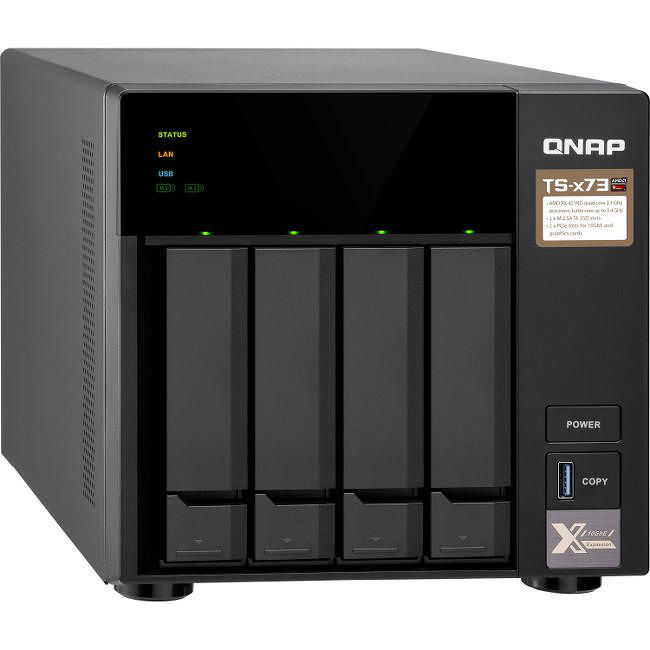 QNAP TS-473-4G-US SAN/NAS Storage | Exxact