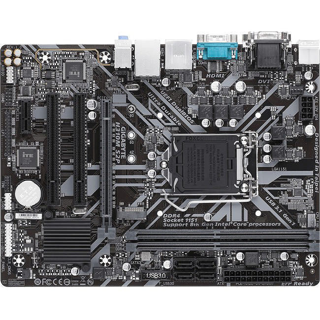 GIGABYTE H310M S2P Desktop Motherboard - 1x Socket H4 LGA-1151