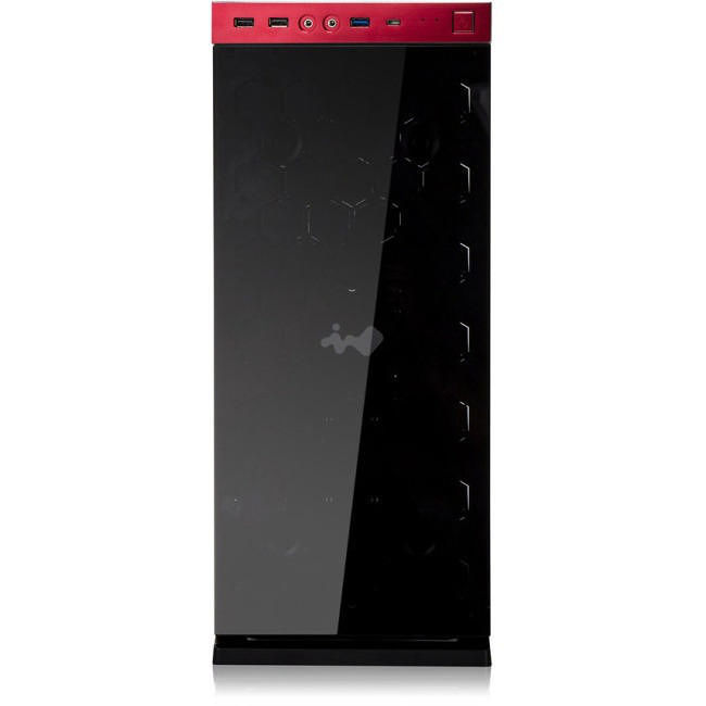 IN WIN 805 BLACK 805 ATX Chassis - Mid-tower - Black, Red | Exxact