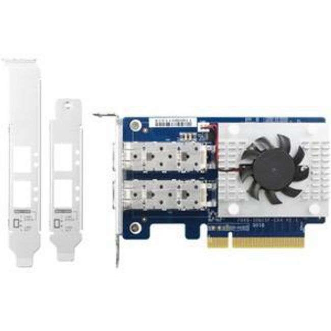 QNAP QXG-10G2SF-CX4 2 Port - 10 GbE - SFP+ Network Card | Exxact
