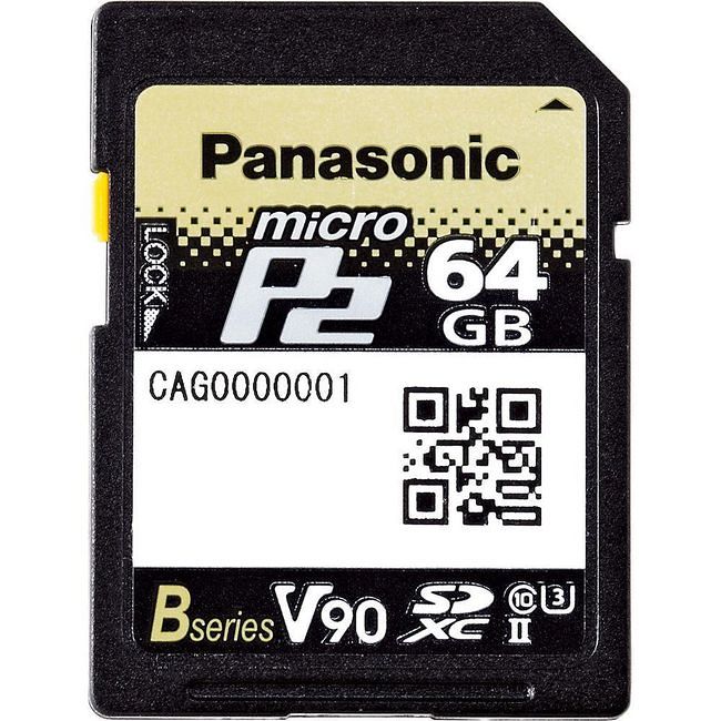 Panasonic AJ-P2COO8HG 8GB P2 High Performance Card for
