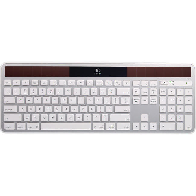 Logitech 920-003677 K750 Wireless Solar Keyboard for Mac | Exxact