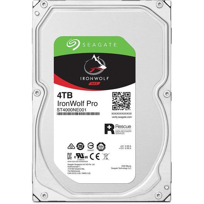 diesel141　 Seagate IronWolf Pro 　4個 Seagate ST4000NE001 IronWolf Pro 4 TB Hard Drives - 3.5 - SATA