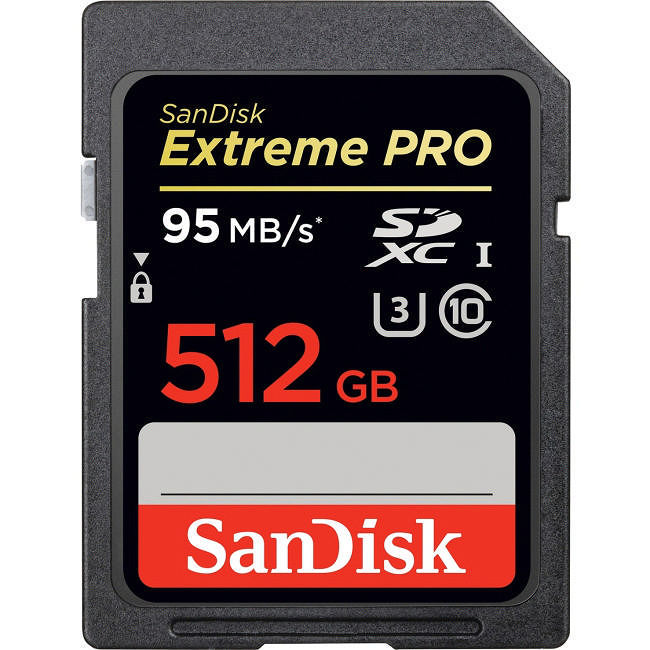 SanDisk SDSDXP-512G-A46 Extreme Pro 512 GB Class 10/UHS-I SDXC