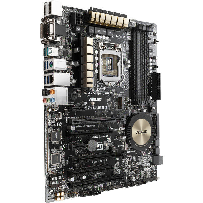 ASUS Z97-A/USB 3.1 Desktop Motherboard - 1x Socket H3 LGA-1150