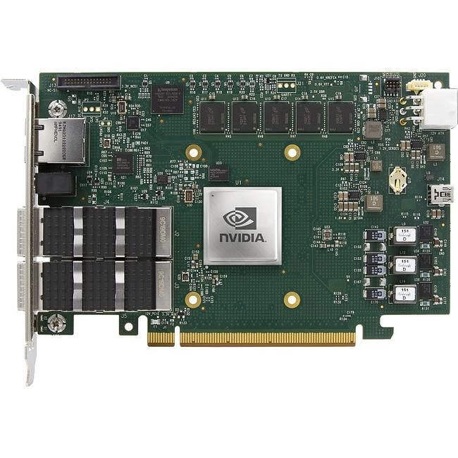 その他 BlueField-2 DPU NVIDIA BlueFIeld-2 Ethernet DPU - 100 GbE - 2xPort - QSFP56 - FHHL