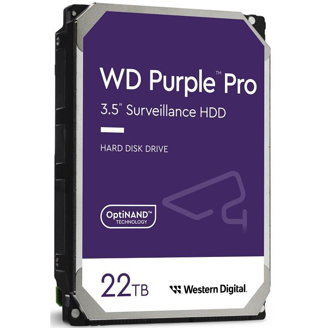 WD WD221PURP Purple Pro 22 TB Hard Drive - 3.5 - SATA - 7200 - 512