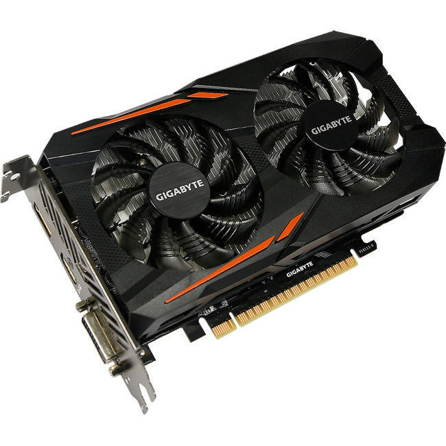 GIGABYTE GV-N105TOC-4GD GeForce GTX 1050 Ti Graphic Card - 1.34 GHz Core -  4 GB GDDR5 | Exxact