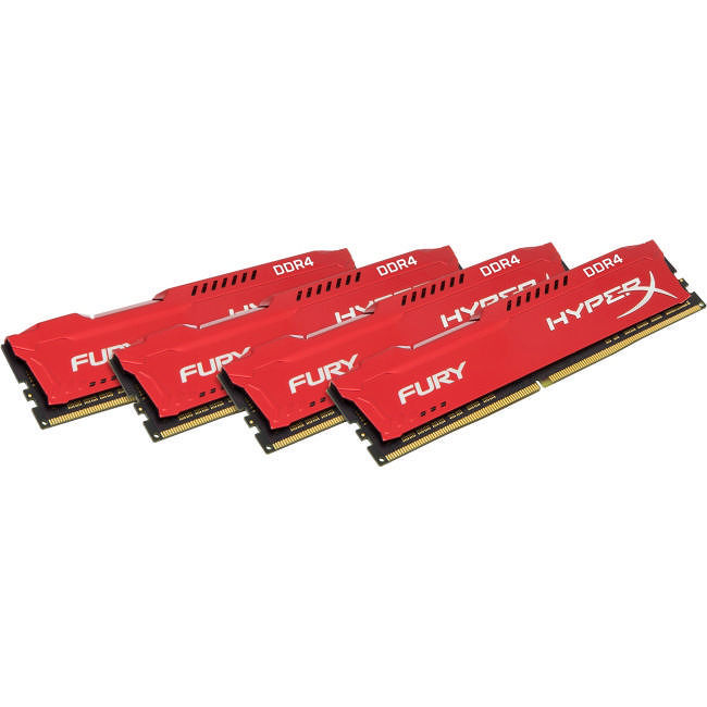 メモリー Kingston FURY HYPERX DDR4-2666MHz 64GB Kingston HX426C16FRK4/64 HyperX Fury 64 GB DDR4-2666 Memory - 2666