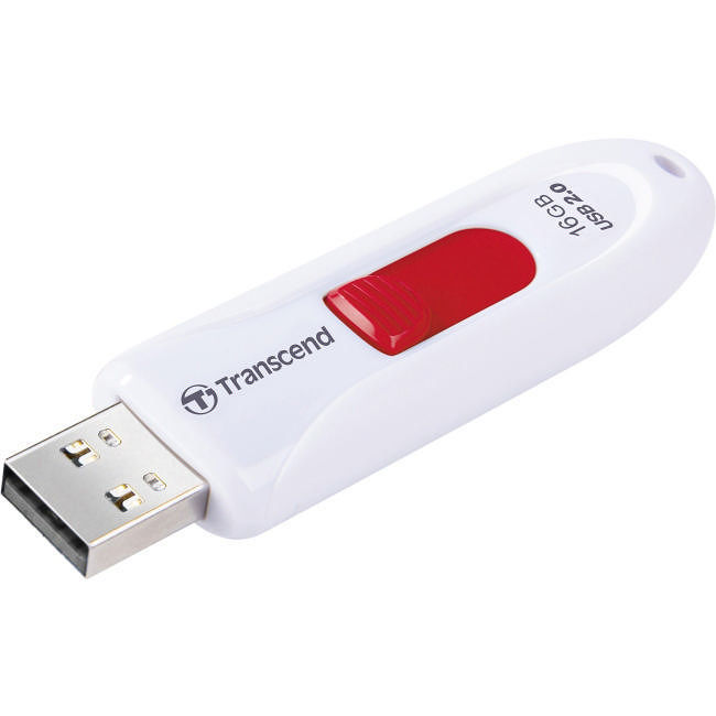 Transcend TS16GJF590W 16GB JetFlash 590 USB 2.0 Flash Drive | Exxact