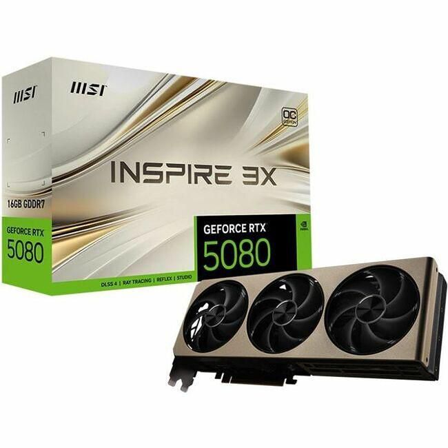 MSI G5080-16I3C NVIDIA GeForce RTX 5080 Graphic Card - 16 GB GDDR7
